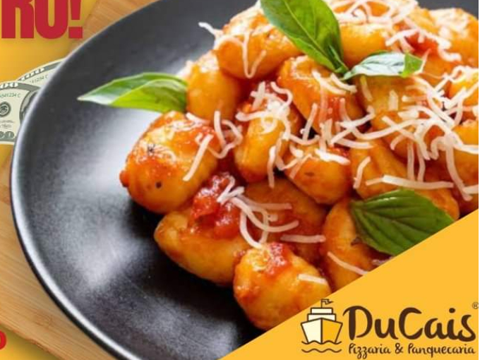 Nhoque ao molho vermelho!!