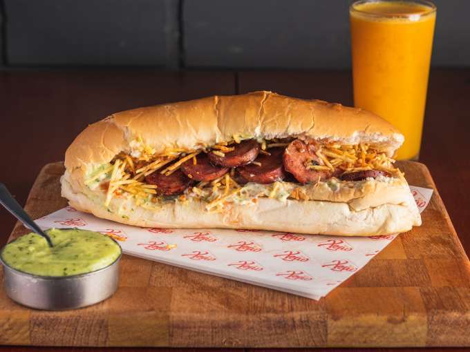 Cachorro quente calabresa