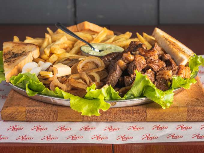 Porção de picanha com fritas